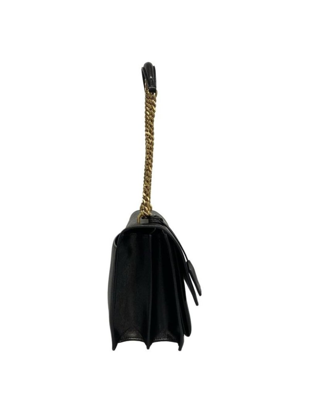 Saint Laurent Paris Shoulder Bag Sunset Large Black Chain Leather - Picture 2 of 15